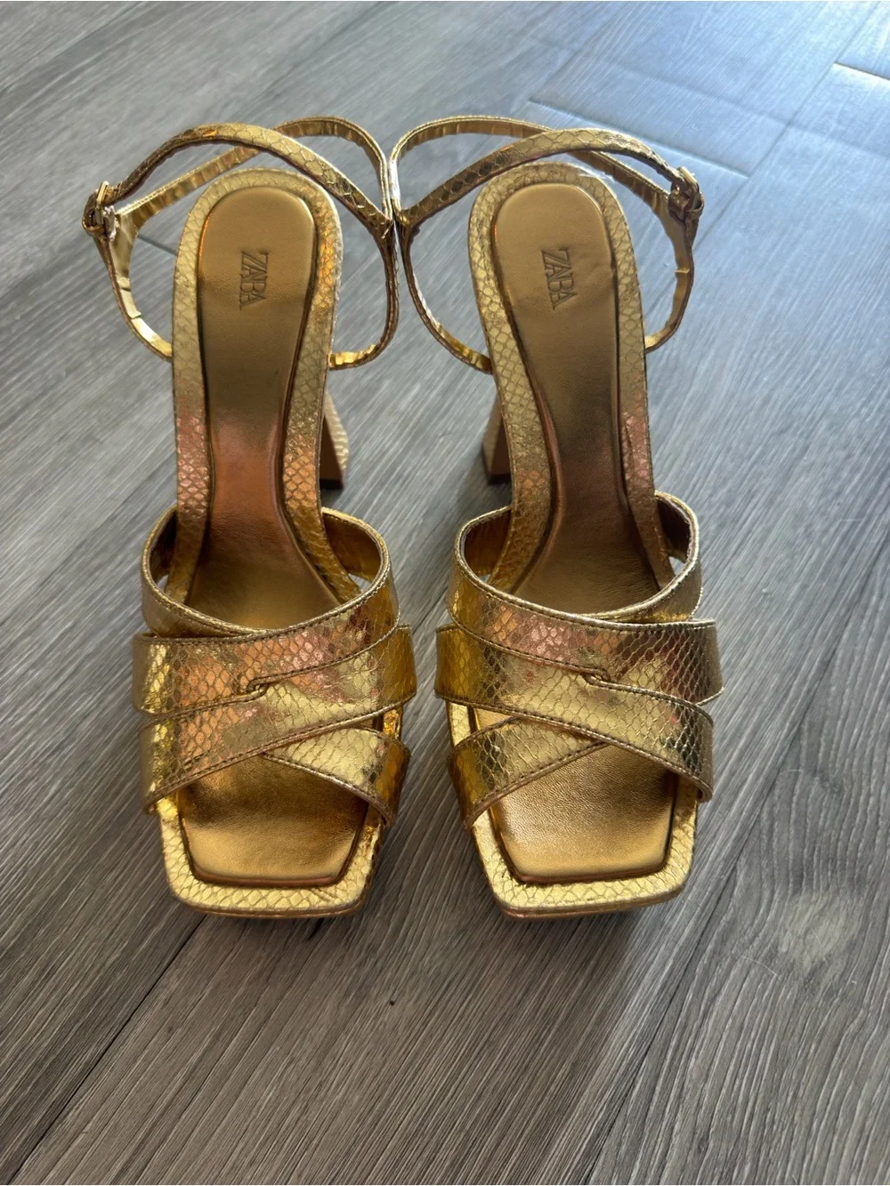 Zara platform sandals